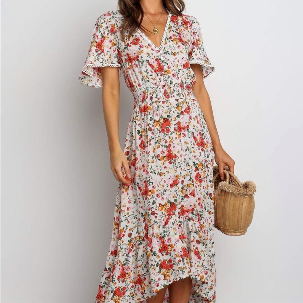 Petal and Pup Floral Dress